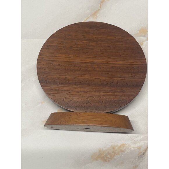 Wooden Inlay Sun Face figurine - Picture 4 of 10